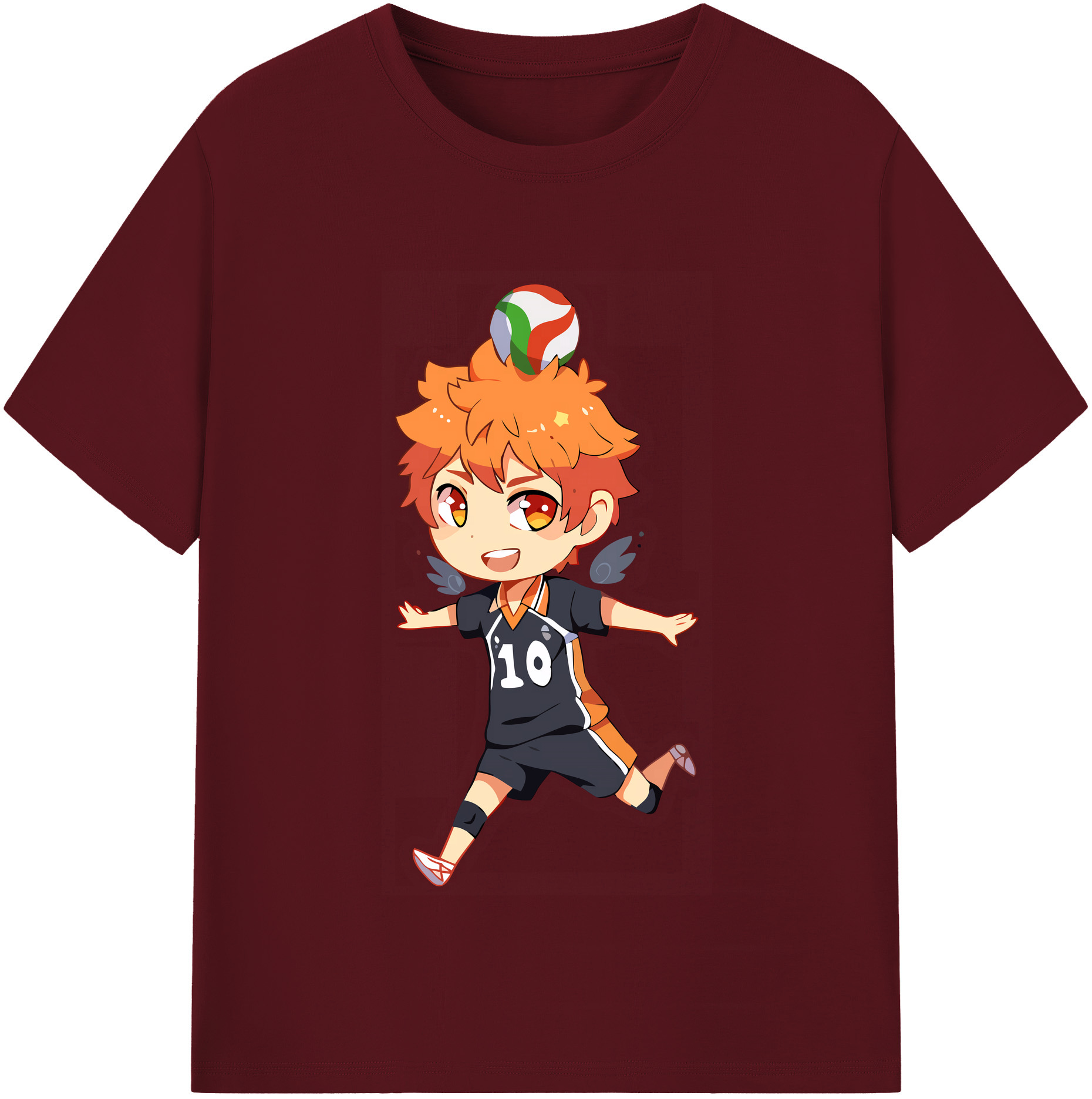（画像用） ハイキュー!! Haikyu!! 綿100％半袖Tシャツ（フロントプリント）